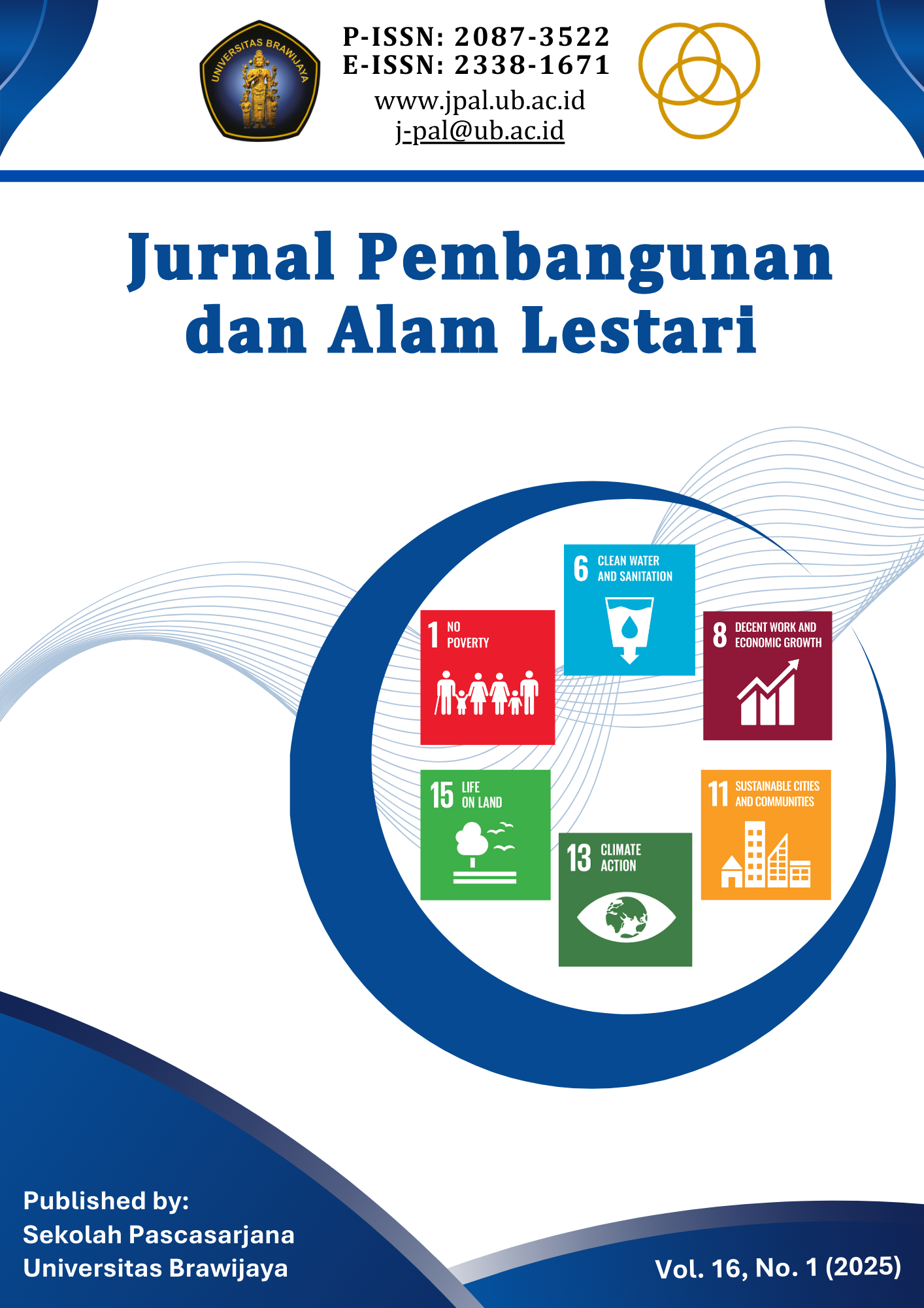 					View Vol. 16 No. 1 (2025): Jurnal Pembangunan dan Alam Lestari
				